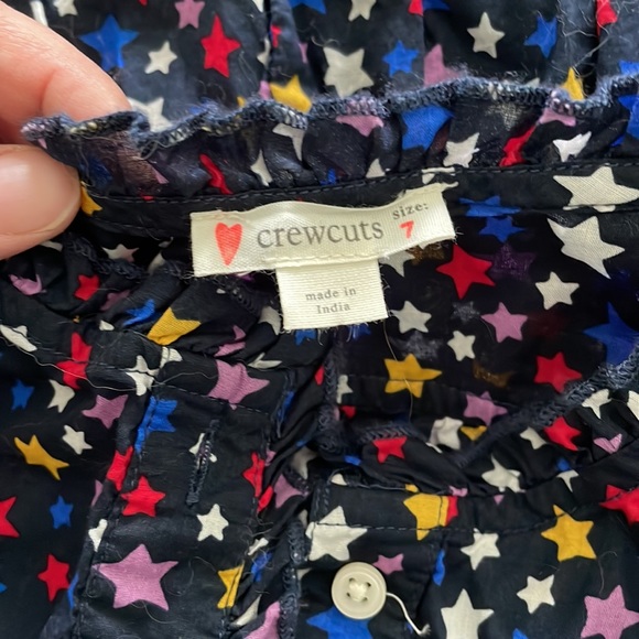 Girls J. Crew Crewcuts dresses- navy with stars - Picture 4 of 7